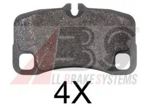 A.B.S. 37726 OE stabdžių trinkelių rinkinys, diskinis stabdys 
 Techninės priežiūros dalys -> Papildomas remontas
997.352.949.01, 997.352.949.03