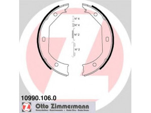 ZIMMERMANN 10990.106.0 stabdžių trinkelių komplektas, stovėjimo stabdis 
 Stabdžių sistema -> Rankinis stabdys
3441 1 163 988, 3441 6 761 292