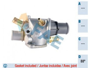 FAE 5340088 termostatas, aušinimo skystis 
 Aušinimo sistema -> Termostatas/tarpiklis -> Thermostat
46520785, 7794218