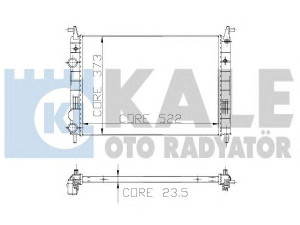 KALE OTO RADYATÖR 142900 radiatorius, variklio aušinimas 
 Aušinimo sistema -> Radiatorius/alyvos aušintuvas -> Radiatorius/dalys
46826678