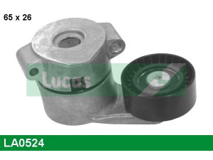 LUCAS ENGINE DRIVE LA0524 įtempiklio skriemulys, V formos rumbuotas diržas 
 Diržinė pavara -> V formos rumbuotas diržas/komplektas -> Įtempiklio skriemulys