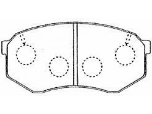 AISIN A1N020 stabdžių trinkelių rinkinys, diskinis stabdys
04465-22040, 04465-22060, 04465-22090