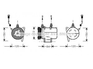 AVA QUALITY COOLING BWK045 kompresorius, oro kondicionierius 
 Oro kondicionavimas -> Kompresorius/dalys
64528390151, 64528391203, 8390151