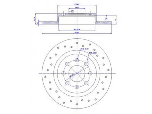 CAR 142.1473 stabdžių diskas 
 Stabdžių sistema -> Diskinis stabdys -> Stabdžių diskas
50902167