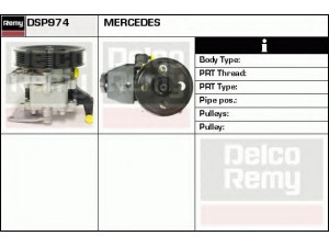 DELCO REMY DSP974 hidraulinis siurblys, vairo sistema 
 Vairavimas -> Vairo pavara/siurblys