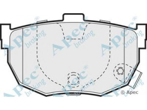 APEC braking PAD999 stabdžių trinkelių rinkinys, diskinis stabdys 
 Techninės priežiūros dalys -> Papildomas remontas
29A1058302, 2DA1058302, 29A1058302