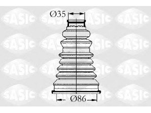SASIC 4003432 gofruotoji membrana, kardaninis velenas 
 Ratų pavara -> Gofruotoji membrana
6001547699, 7701465489, 7701466122