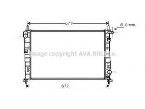 AVA QUALITY COOLING FDA2266 radiatorius, variklio aušinimas 
 Aušinimo sistema -> Radiatorius/alyvos aušintuvas -> Radiatorius/dalys
1024051, 1036597, 97BB8005AA, 97BB8005CA