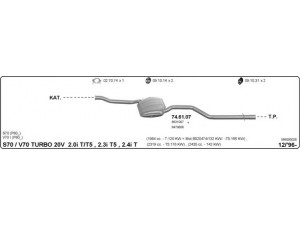 IMASAF 586000026 išmetimo sistema 
 Išmetimo sistema -> Išmetimo sistema, visa