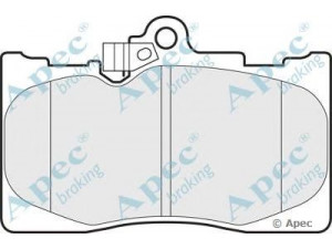 APEC braking PAD1493 stabdžių trinkelių rinkinys, diskinis stabdys 
 Techninės priežiūros dalys -> Papildomas remontas
0446522340, 0446530410, 0446522340