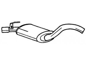 SIGAM 60437 vidurinis duslintuvas 
 Išmetimo sistema -> Duslintuvas
1H9253409, 1H9253409A, 1H9253409H