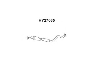 VENEPORTE HY27035 priekinis duslintuvas 
 Išmetimo sistema -> Duslintuvas
2865029082