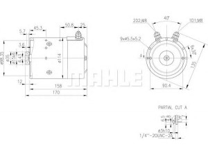 MAHLE ORIGINAL MM 138 elektrovariklis