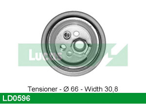 LUCAS ENGINE DRIVE LD0596 įtempiklio skriemulys, paskirstymo diržas
058109243B
