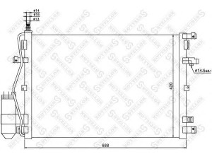 STELLOX 10-45545-SX kondensatorius, oro kondicionierius 
 Oro kondicionavimas -> Kondensatorius
30665563, 8683523
