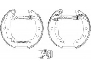 HELLA PAGID 8DB 355 004-691 stabdžių trinkelių komplektas 
 Techninės priežiūros dalys -> Papildomas remontas
7701204835, 7701207267