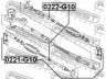 FEBEST 0222-G10 vidinė skersinė vairo trauklė 
 Vairavimas -> Vairo mechanizmo sujungimai
48521-6N025