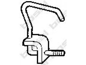 BOSAL 251-018 laikiklis, išmetimo sistema 
 Dviratė transporto priemonės -> Išmetimo sistema -> Atskiros surinkimo dalys -> Gnybtas
17585-35040