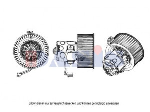 AKS DASIS 058087N vidaus pūtiklis 
 Šildymas / vėdinimas -> Orpūtė/dalys
64119194589, 64119200936, 64119242607