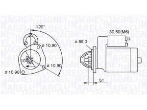MAGNETI MARELLI 063522310160 starteris 
 Elektros įranga -> Starterio sistema -> Starteris
42498718, 4892338, 23300 LA4MA