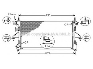 AVA QUALITY COOLING FT2399 radiatorius, variklio aušinimas 
 Aušinimo sistema -> Radiatorius/alyvos aušintuvas -> Radiatorius/dalys
1362917080