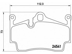 BREMBO P 65 028 stabdžių trinkelių rinkinys, diskinis stabdys 
 Techninės priežiūros dalys -> Papildomas remontas
98735293901