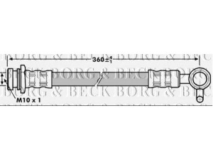 BORG & BECK BBH7084 stabdžių žarnelė 
 Stabdžių sistema -> Stabdžių žarnelės
NA0143820A, NA0143820B, NA75-43-820A