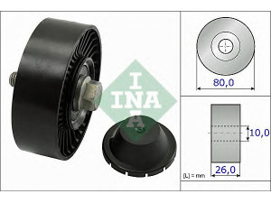 INA 532 0512 10 kreipiantysis skriemulys, V formos rumbuotas diržas 
 Diržinė pavara -> V formos rumbuotas diržas/komplektas -> Laisvasis/kreipiamasis skriemulys
11 28 7 535 860, 7 535 860