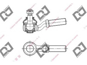 DJ PARTS DE1165 skersinės vairo trauklės galas 
 Vairavimas -> Vairo mechanizmo sujungimai
48520-01W00, 48520-41W00, 4852001W00