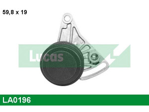 LUCAS ENGINE DRIVE LA0196 įtempiklio skriemulys, V formos rumbuotas diržas 
 Diržinė pavara -> V formos rumbuotas diržas/komplektas -> Įtempiklio skriemulys
58260511