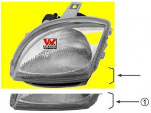 VAN WEZEL 1601963M priekinis žibintas 
 Kėbulas -> Priekinis žibintas/dalys -> Priekinis žibintas/įterp.
0046511349, 0060795864, 46511349