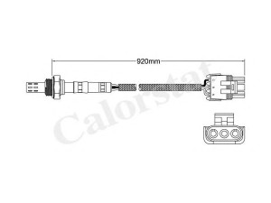 CALORSTAT by Vernet LS130001 lambda jutiklis 
 Variklis -> Variklio elektra
855300, 855304, 855306, 855338