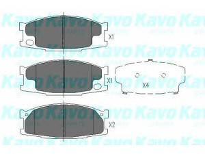KAVO PARTS KBP-5539 stabdžių trinkelių rinkinys, diskinis stabdys
MC838358, MC838486, MC838487, MC894588