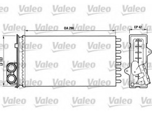 VALEO 812014 šilumokaitis, salono šildymas 
 Šildymas / vėdinimas -> Šilumokaitis
7701035891