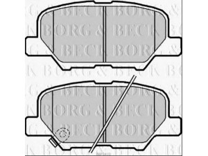 BORG & BECK BBP2410 stabdžių trinkelių rinkinys, diskinis stabdys 
 Techninės priežiūros dalys -> Papildomas remontas
GHY92648Z, 4605A998, 4605B070, 4605B071