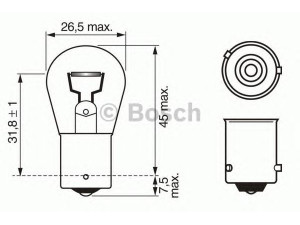 BOSCH 1 987 302 502 lemputė, indikatorius; lemputė, stabdžių žibintas 
 Elektros įranga -> Šviesos -> Indikatorius/dalys -> Lemputė, indikatorius