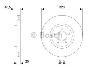 BOSCH 0 986 479 310 stabdžių diskas 
 Dviratė transporto priemonės -> Stabdžių sistema -> Stabdžių diskai / priedai
1368548, 1384290, 1677434, 3M51 2C375 CD