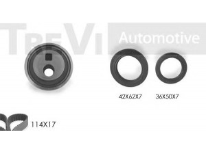 TREVI AUTOMOTIVE KD1019S paskirstymo diržo komplektas 
 Techninės priežiūros dalys -> Papildomas remontas