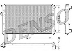 DENSO DRM32027 radiatorius, variklio aušinimas 
 Aušinimo sistema -> Radiatorius/alyvos aušintuvas -> Radiatorius/dalys
1H0121253AE