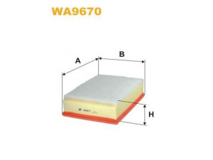 WIX FILTERS WA9670 oro filtras 
 Filtrai -> Oro filtras
1654600Q1L, 4420258, 4423824, 16 54 651 71R
