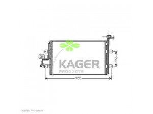 KAGER 94-6002 kondensatorius, oro kondicionierius 
 Oro kondicionavimas -> Kondensatorius
1J0820413H