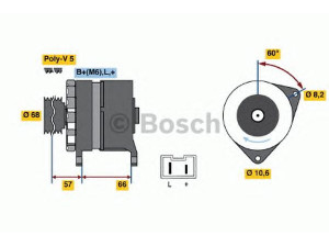 BOSCH 0 986 034 841 kintamosios srovės generatorius 
 Elektros įranga -> Kint. sr. generatorius/dalys -> Kintamosios srovės generatorius
77 00 734 240, 77 00 786 409, 77 00 810 256