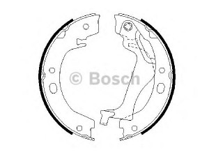 BOSCH 0 986 487 713 stabdžių trinkelių komplektas, stovėjimo stabdis 
 Stabdžių sistema -> Rankinis stabdys
04495 02070, 04495 02120, 04495 02180