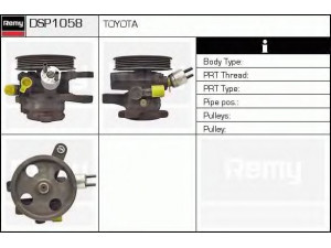 DELCO REMY DSP1058 hidraulinis siurblys, vairo sistema 
 Vairavimas -> Vairo pavara/siurblys