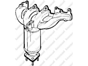 BOSAL 090-704 katalizatoriaus keitiklis 
 Išmetimo sistema -> Katalizatoriaus keitiklis
13106577, 13106942, 55555948, 55560958