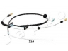 JAPKO 131310 trosas, stovėjimo stabdys 
 Stabdžių sistema -> Valdymo svirtys/trosai
D00144150K, KD00144150K, KD00144150K