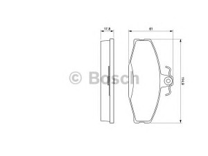 BOSCH 0 986 424 373 stabdžių trinkelių rinkinys, diskinis stabdys 
 Techninės priežiūros dalys -> Papildomas remontas
115 430 261, 115 430 284, 115 430 285
