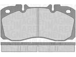MAGNETI MARELLI 363916060530 stabdžių trinkelių rinkinys, diskinis stabdys
1906416