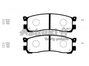 ASHUKI M075-20 stabdžių trinkelių rinkinys, diskinis stabdys 
 Techninės priežiūros dalys -> Papildomas remontas
1U0M2648Z, 2131901/TEXTAR, 32157/SPIDAN