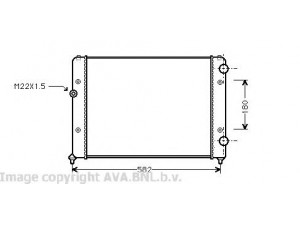 AVA QUALITY COOLING VW2119 radiatorius, variklio aušinimas 
 Aušinimo sistema -> Radiatorius/alyvos aušintuvas -> Radiatorius/dalys
3A0121253
